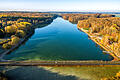 Der Ellertshäuser See aus der Luft. Er soll im Herbst abgelassen werden.