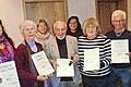 Unser Bild zeigt (v.l.): Ulrike Lutz (40 Jahre Mitglied), Anita Schuberth (55), 2. Vorsitzende Renate Kippes, Herbert Pramstaller (60), Kreiskassiererin Sabine Oschmann-Hockgeiger, Maria Mihm (40), Burkard Erhard (50) und Vorsitzende Anja Tobisch.       -  Unser Bild zeigt (v.l.): Ulrike Lutz (40 Jahre Mitglied), Anita Schuberth (55), 2. Vorsitzende Renate Kippes, Herbert Pramstaller (60), Kreiskassiererin Sabine Oschmann-Hockgeiger, Maria Mihm (40), Burkard Erhard (50) und Vorsitzende Anja Tobisch.