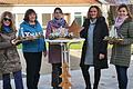 Das bewährte Sternenzauberteam der ersten Stunde kümmert sich um die Organisation rund um den Hausener Adventsmarkt. Von links: Annette Trageser-Rumpel, Brigitte Konrad, Sonja Flammersberger-Ziegler, Sandra Gottschlich und Gerti Cäsar.