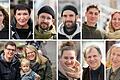 Felicia Stühler, Angelika Körner, Felix Breitenbach, Vladi Slav, Adem Tosun und Veronika Wirt (oben von links), Familie Küstner, Finja Kühn, Roland Wilbald-Lang und Ursula Dischlatis (unten von links) erzählen, wie sie das Osterwochenende verbringen.&nbsp;