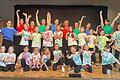 Alle teilnehmenden Tänzer und Tänzerinnen der Kontraste-Show.