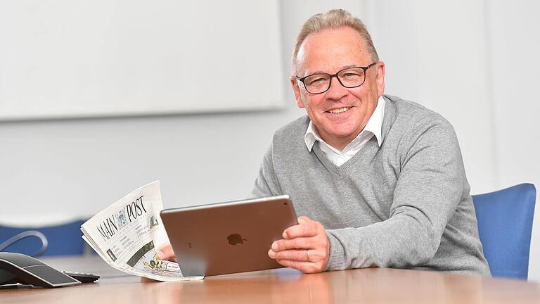 Peter Krones kümmert sich bei der Main-Post um die Schülermedienwoche.