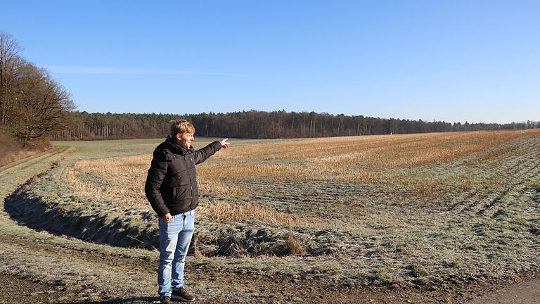 Der geplante Solarpark Allertshausen, hier ein Teilstück davon, wurde von den Beratungen ausgeschlossen, da erst ein Bürgerentscheid abgewartet werden muss.