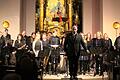 Der Musikverein Waigolshausen unter der Leitung von Bernhard Müßig.