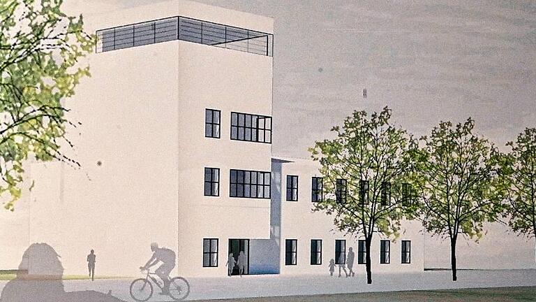 Platz drei: Der Entwurf der Würzburger Architekten Grellmann, Kriebel, Teichmann. Platz drei: Der Entwurf der Würzburger Architekten Grellmann, Kriebel, Teichmann.