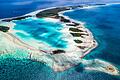 Ein Ringatoll im Südpazifik, fotografiert von Michael Martin.