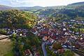 Die Rienecker Altstadt aus der Luft.