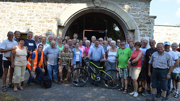 Mit Staatssekretär Gerhard Eck auf Radtour