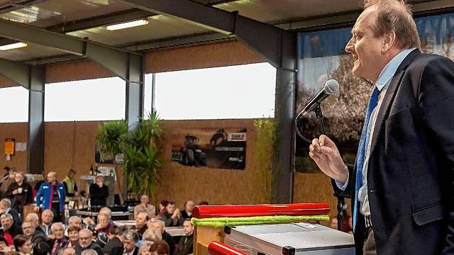„Ohne Landwirtschaft hat das Land keine Zukunft“, sagt Bauernpräsident Joachim Rukwied. „Ohne Landwirtschaft hat das Land keine Zukunft“, sagt Bauernpräsident Joachim Rukwied.