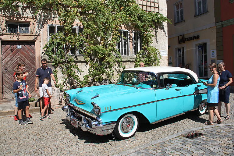 Die Neuauflage des Oldtimer-Treffens 'Geo Classics' zog am 21. August so viele historische Fahrzeuge wie nie zuvor nach Gerolzhofen.