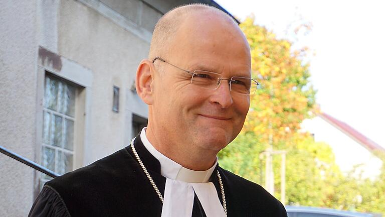 Der evangelische Dekan Oliver Bruckmann. Der evangelische Dekan Oliver Bruckmann.