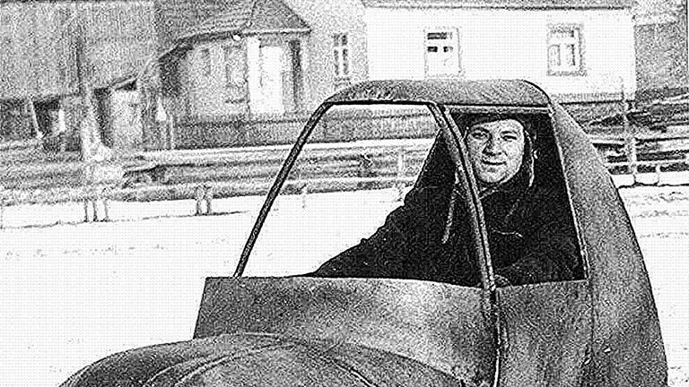 Der Kabinenroller von Rudolf Weigmann. Der Kabinenroller von Rudolf Weigmann.