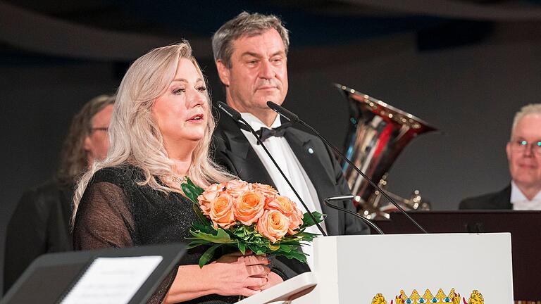 Eröffnung der Bayreuther Festspiele - Staatsempfang       -  Katharina Wagner spricht auf dem Staatsempfang.