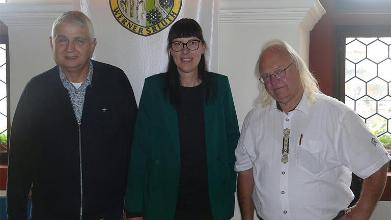 Die neu gewählte Leitung des Heimatvereins Wernersreuth in Marktbreit (von links): zweiter Vorsitzender Klaus Hühn, Vorsitzende Stefanie Braun und dritter Stellvertreter Dietmar Böhm.