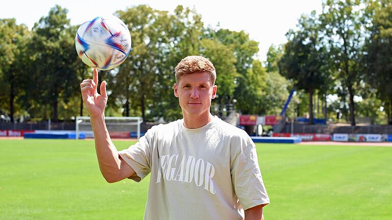 Lukas Aigners Gedanken drehen sich nicht nur um Fußball: Der Neuzugang des FC 05 Schweinfurt studiert zudem noch Sportpsychologie.