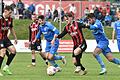 Leonard Langhans (am Ball) und der TSV Aubstadt kassierten gegen den FV Illertissen die dritte Heimniederlage der Saison.
