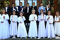 In Großbardorf in der Kirche wurde die Erstkommunion feierlich begangen. Unter dem Motto &quot;Gemeinsam auf dem Weg mit Jesus&quot; durften die Kinder aus Sulzfeld und Leinach das Sakrament der Erstkommunion als ein heiliges Geschenk annehmen.