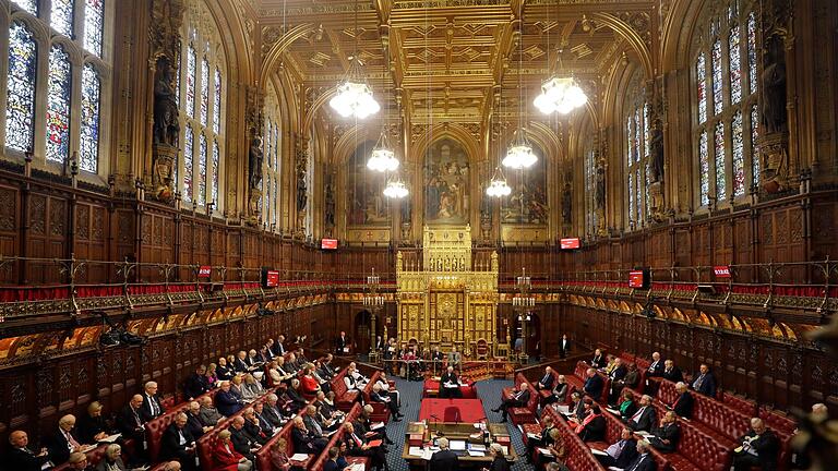 House of Lords in London       -  Mit etwa 800 Mitgliedern gilt das House of Lords als zweitgrößte Parlamentskammer der Welt. (Archivbild)