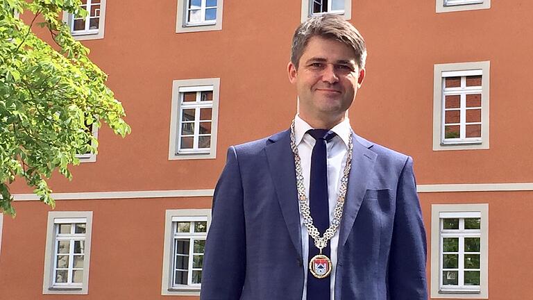 Will Ansprechpartner für die Bürger sein: Mellrichstadts Bürgermeister Michael Kraus zieht nach 100 Tagen im Amt eine positive Bilanz.