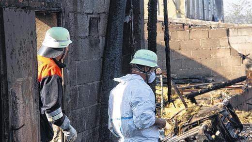 Gädheim: Der Tag nach dem Feuer