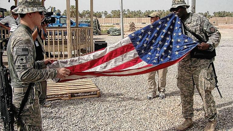 Abzug Irak       -  In Obamas Amtszeit fällt der Abzug der US-Soldaten aus dem Irak.