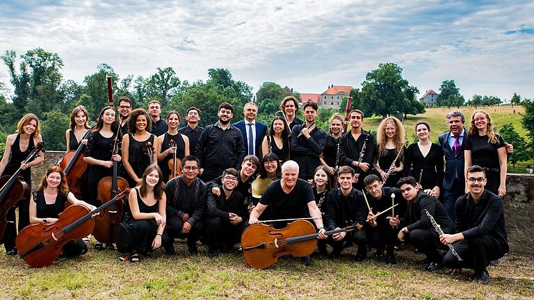 Das Ensemble des Collegium Musicum Schloss Weißenstein Pommersfelden.