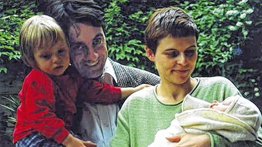 Junge Familie: 2002 in Hannover.