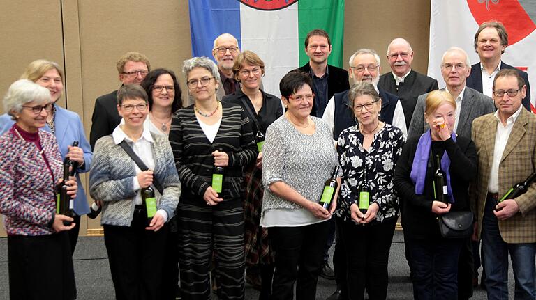 Dem seit 2014 aktiven Helfer-Team zum Betrieb der WeinKulturGaden galt der Dank beim Neujahrsemfang der Gemeinde Thüngersheim.