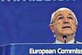 insskandal: EU-Wettbewerbskommissar Joaquín Almunia. Die EU hat gegen die Deutsche Bank und weitere internationale Großbanken eine Rekordstrafe von 1,7 Milliarden Euro verhängt.