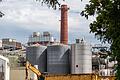 Bereits Mitte August hatte der Rückbau des sogenannten 'Unkel-Turms' in Würzburg-Heidingsfeld begonnen.