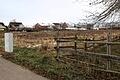 Auf dieser Fläche am nördlichen Ortsrand von Alitzheim zwischen dem Schweinfurter Weg und dem Lindenweg entsteht das Neubaugebiet 'Baumgärten' mit 25 Baugrundstücken.
