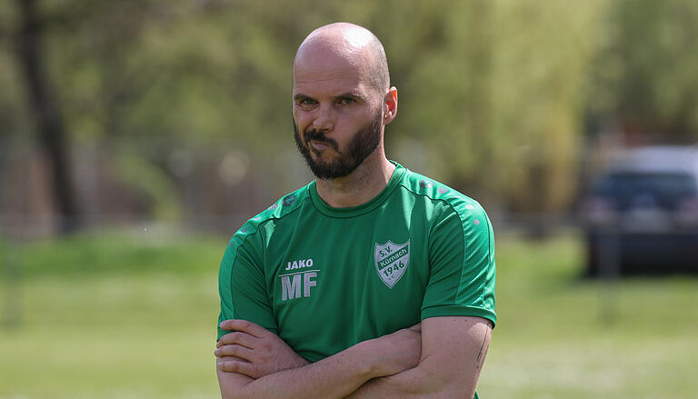Ist stolz auf den 'unglaublichen Zusammenhalt' bei seinem SV Kürnach: Trainer Marco Forner Kürnach Ist stolz auf den 'unglaublichen Zusammenhalt' bei seinem SV Kürnach: Trainer Marco Forner Kürnach