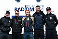 Radsport: Deutsche Meisterschaft.jpeg       -  Radsport: Deutsche Meisterschaft 22.06.2024, Baden-Württemberg, Bad Dürrheim Donaueschingen: Radsport: Deutsche Meisterschaft, Donaueschingen - Bad Dürrheim. Der erweiterte Kader Rad Männer Straße für die Olympischen Spiele in Paris mit (v.l) mit John Degenkolb, Maximilian Schachmann, Georg Zimmermann, Maximilian Walscheid und Nils Politt wird am Rande der Deutschen Meisterschaften präsentiert. Foto: Bernd Weißbrod/dpa +++ dpa-Bildfunk +++