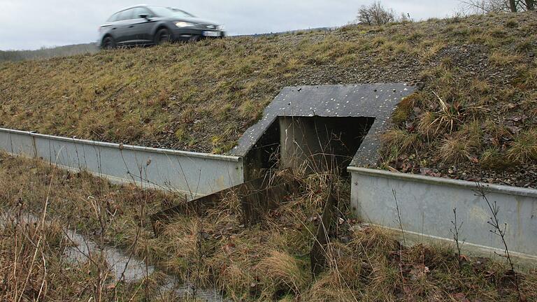 An den Oberschwappacher Seen bei Donnersdorf befinden sich die zweite Stelle im Landkreis Schweinfurt, wo Tunnel Amphibien einen sicheren Weg zu ihren Laichgewässern eröffnen.