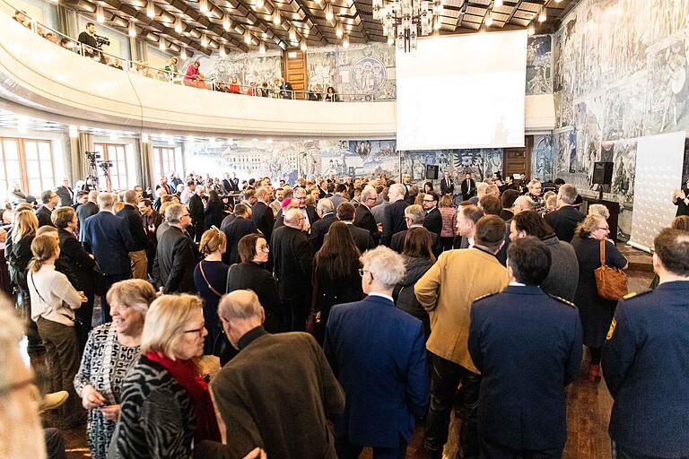 Der Neujahrsempfang der Stadt Würzburg findet traditionell im Rathaus statt. Der Neujahrsempfang der Stadt Würzburg findet traditionell im Rathaus statt. 