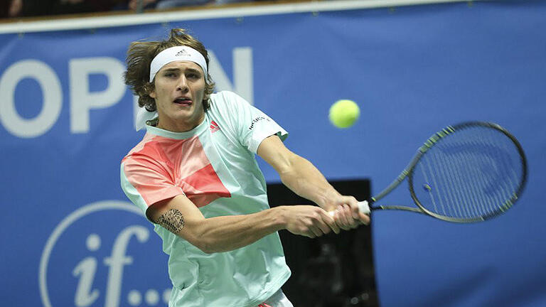 Verpasst - Alexander Zverev scheiterte in Stockholm im Halbfinale an Jack Sock. Foto: Soren Andersson Verpasst - Alexander Zverev scheiterte in Stockholm im Halbfinale an Jack Sock. Foto: Soren Andersson