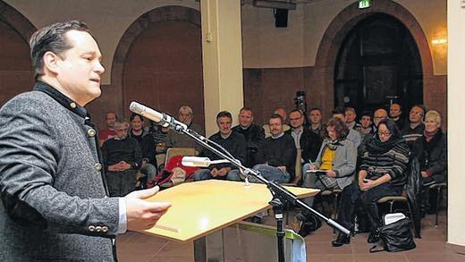 Warb für die Landesregierung: Alexander Bonde, Minister für ländlichen Raum und Verbraucherschutz, stellte sich in Wertheim den Fragen und Anliegen der Bürger.