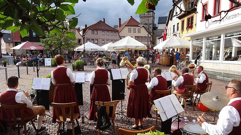 Am Wochenende wird es beim Bischofsheimer Stadtfest Blasmusik geben.       -  Am Wochenende wird es beim Bischofsheimer Stadtfest Blasmusik geben.