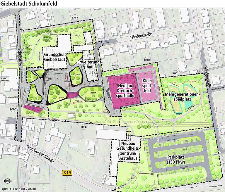 Richtfest in Giebelstadt: Wie es nach dem Bau der neuen Sporthalle weitergeht