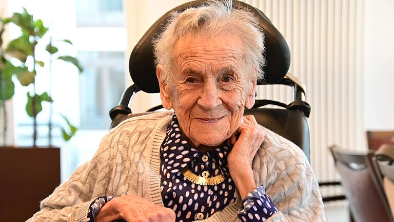 Maria Tietze blickt auch noch mit 107 Jahren positiv in die Zukunft.