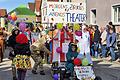 Faschingszug in Poppenlauer       -  Bunt und vielfältig präsentierte sich der Faschingszug in Poppenlauer, auch der örtliche Heimatverein.