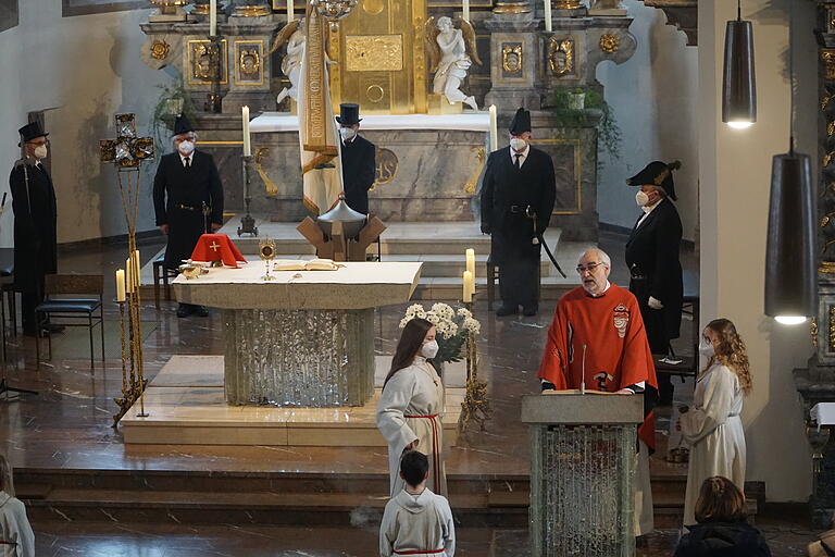 Domkapitular Christoph Warmuth zelebrierte den Festgottesdienst