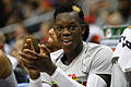 Dennis Schröder       -  Dennis Schröder erzielte gegen die Houston Rockets fünf Punkte. Foto: Todd Kirkland