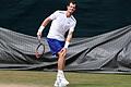 Gehandicapt       -  Andy Murray plagt beim Training über Schmerzen. Foto: Gareth Fuller/PA Wire