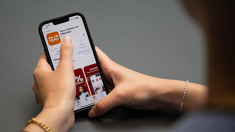 Shopping-App Temu       -  Der Online-Händler Temu erfreut sich in Deutschland großer Beliebtheit.