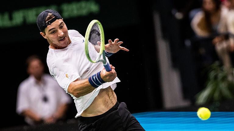 Jan-Lennard Struff       -  Auf Jan-Lennard Struff ist im Davis Cup immer Verlass.