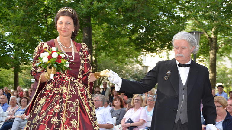 Rakoczy am Samstag in Bad Kissingen. Bilder aus dem Kurgarten und aus der Innenstadt.