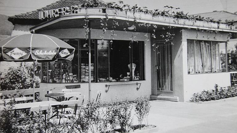 Das Eiscafé bis Mitte der 60er.