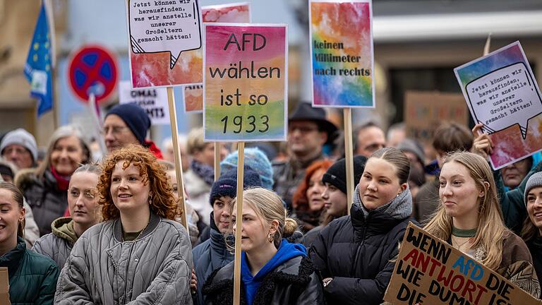 Die Botschaften der Menschen am Samstag auf dem Marktplatz waren eindeutig.