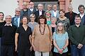 Ehrungen beim Kreisverband Schweinfurt-Land des BLLV: Das Bild zeigt die anwesenden Jubilare zusammen dem BLLV-Kreisvorsitzenden Walter Schäffer (stehend dritter von links).
